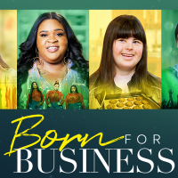 "Born for Business" poster featuring entrepreneurs with disabilities.
