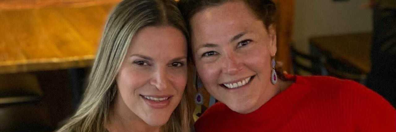 How the Type 1 Diabetes Online Community Helped Me Thrive Allison with a friend.