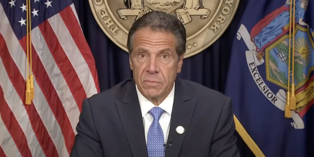 New York Gov. Andrew Cuomo’s Gaslighting is Familiar to Trauma Survivors screenshot of former New York Gov. Andrew Cuomo announcing his resignation