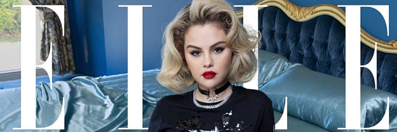Selena Gomez Speaks Candidly About Her Bipolar in ELLE Magazine Selena Gomez on the cover of Elle