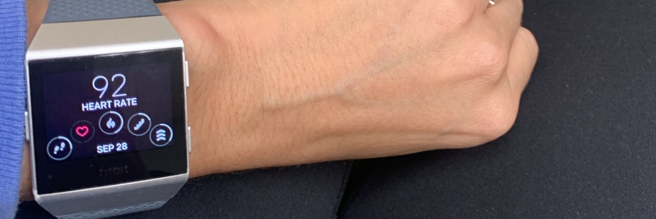 Medical Gaslighting: Chronic Illness Patients Deserve Better Amanda's smart watch monitoring vitals in the waiting room.