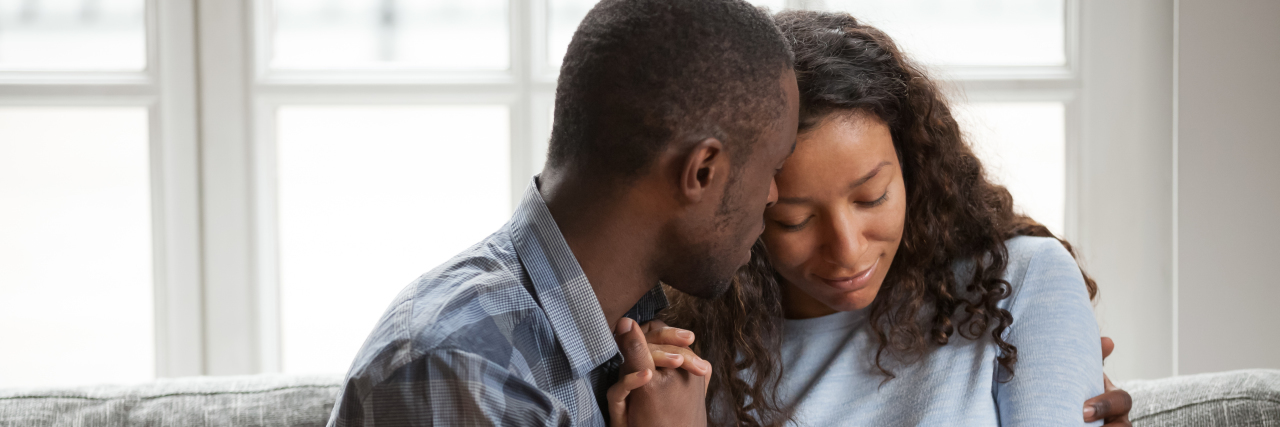 How to Navigate Rejection-Sensitive Dysphoria in Your Relationship Loving couple coping with rejection-sensitive dysphoria.