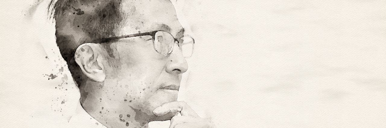 Navigating My Complex Identity as an Asian-American With Invisible Disabilities Drawing of Asian-American man wearing glasses.