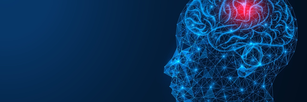 4 Common Migraine Myths and Misconceptions Digital art representing headache and migraine.