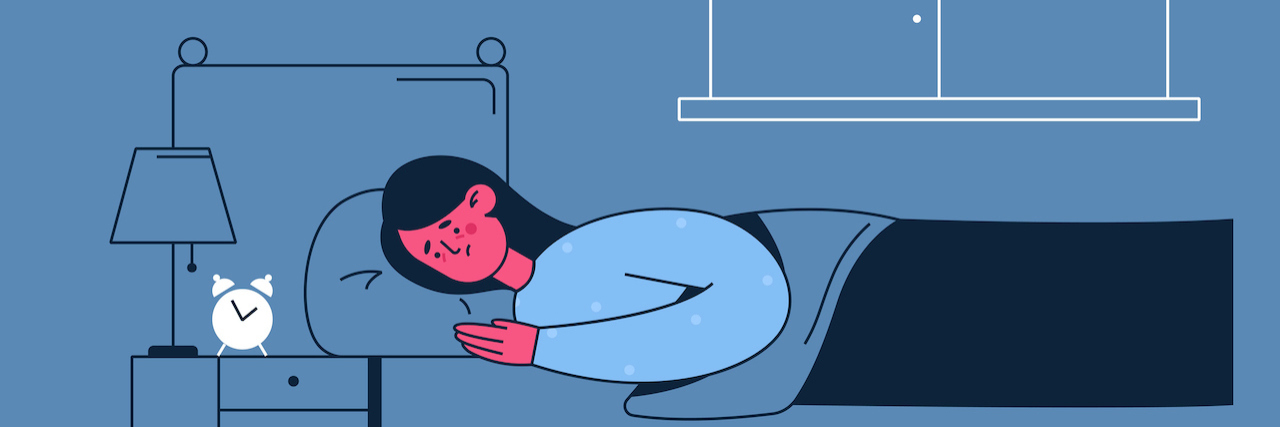 Tips on Handling Anxiety and Fear at Night for Better Sleep Person unable to sleep