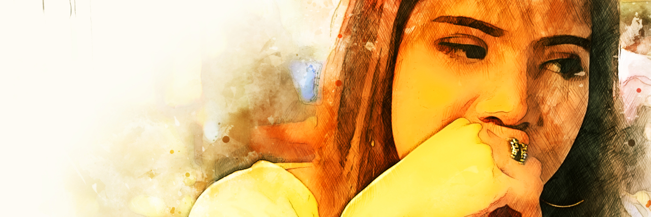 Not All Illnesses Are Obvious Thoughtful woman looking to the side.