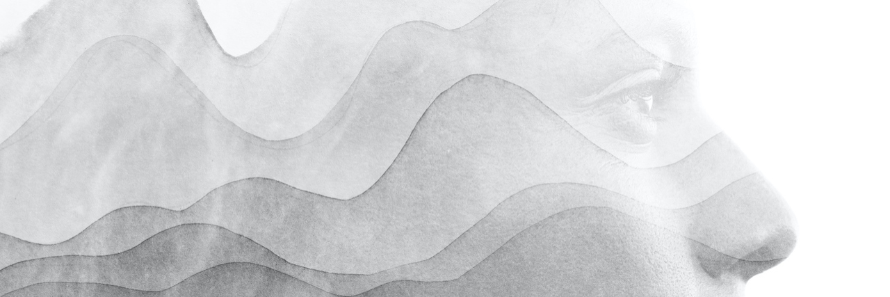 When Others Find It Hard to Believe Your Multiple Autoimmune Diseases Paintography. Creative portrait mixed with a hand-drawn illustration