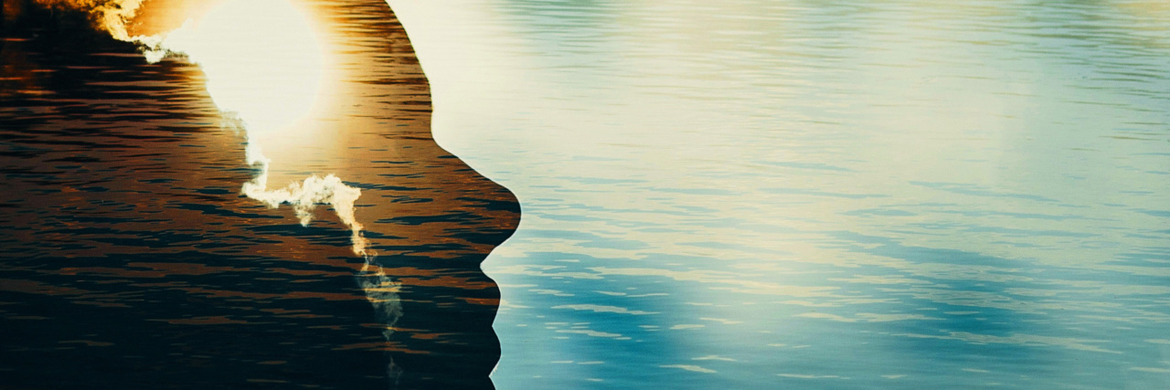 After My Doctor Told Me Not to Let Chronic Illness Define Me Woman silhouette with sun in head.