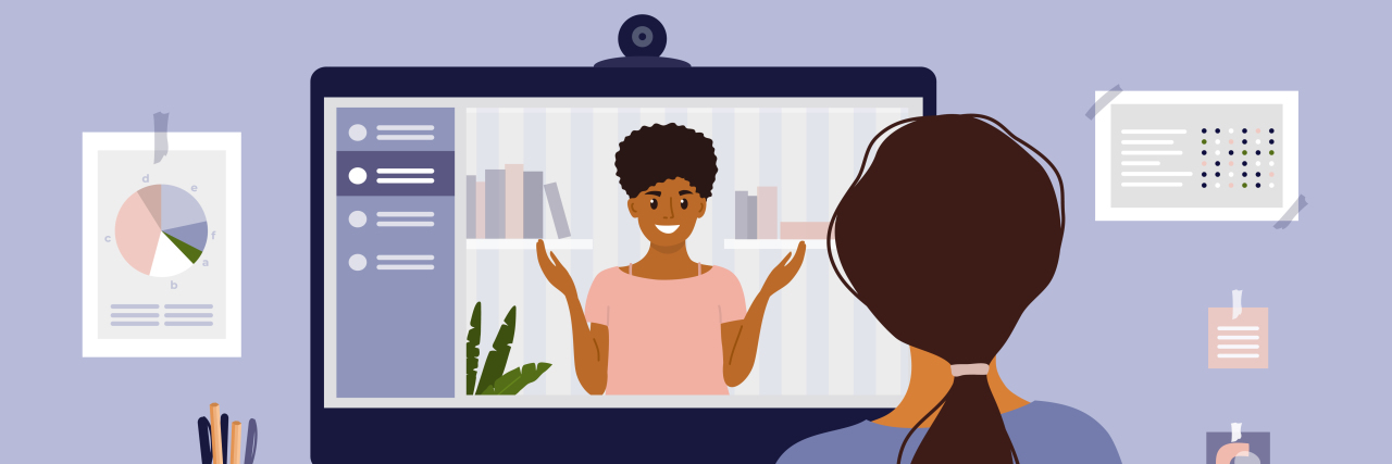 How Social Media Helped Me Disclose My Disability in a Job Interview Online job interview.