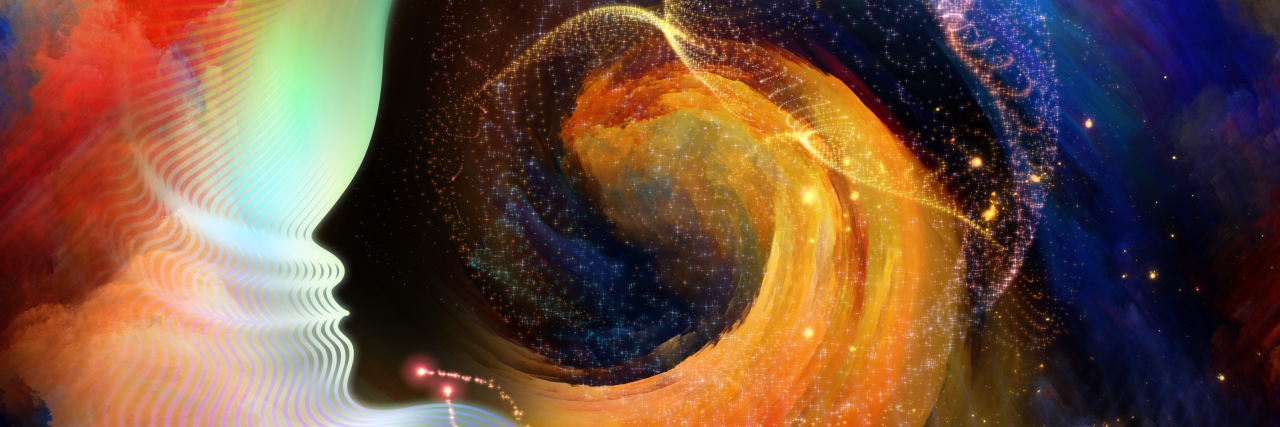 What I Learned After Being Diagnosed With POTS Fractal spiral inside human head.