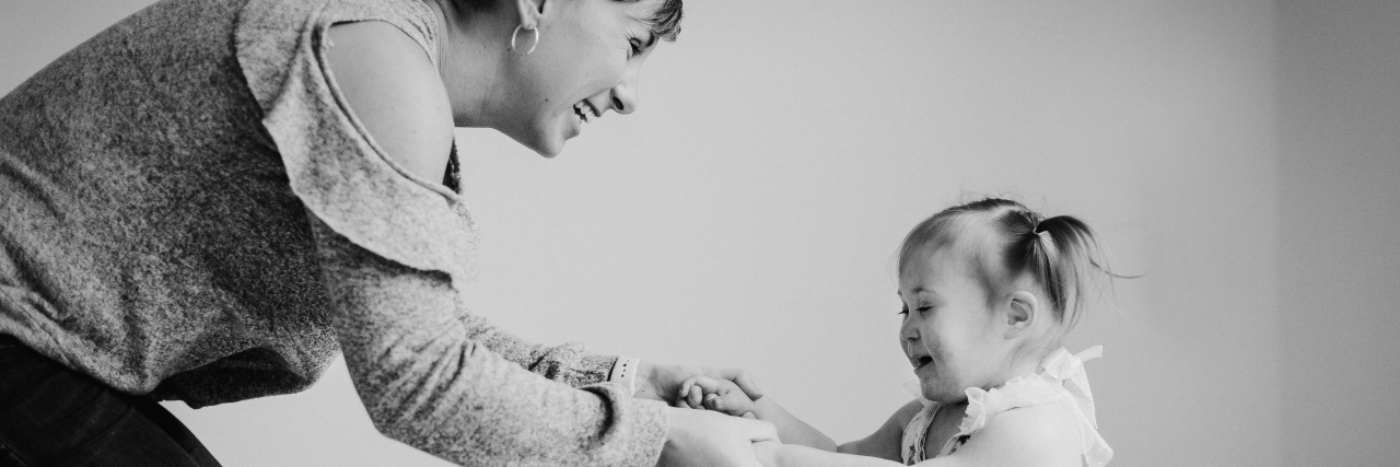 What Down Syndrome Means as a Parent Kayla with her daughter.