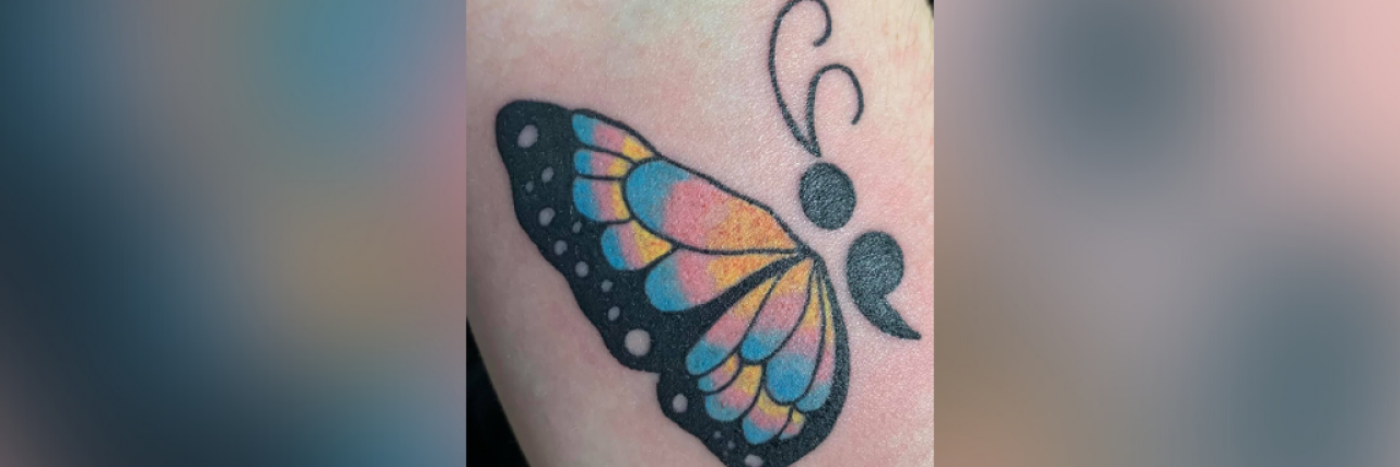 My New Tattoo Shows My Growth With Abandonment Disorder Photo of contributor's butterfly tattoo