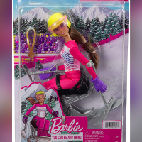 Para Skiing Barbie.