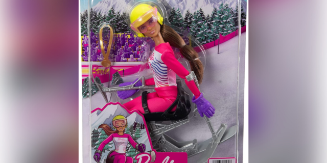 Para Skiing Barbie.