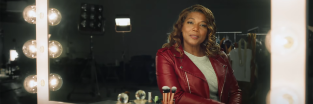 Queen Latifah appearing in an ad funded by Novo Nordisk for semaglutide, a weight loss drug.