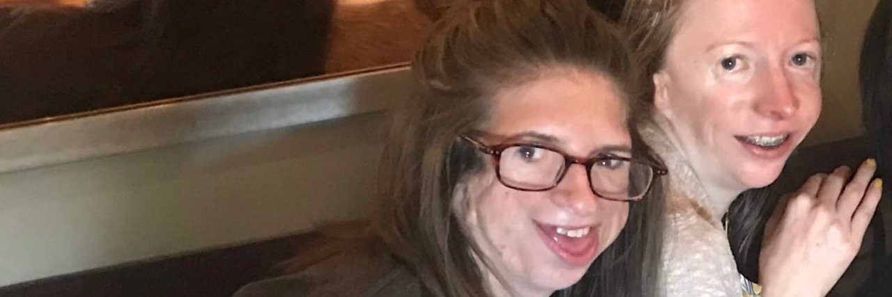 The Grief of Feeling Unloved Due to a Craniofacial Disability Katie Whicker and Cynthia Cherise Murphy at craniofacial event in 2019.