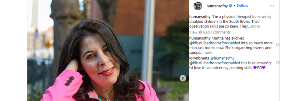 Screenshot from Humans of New York Instagram.