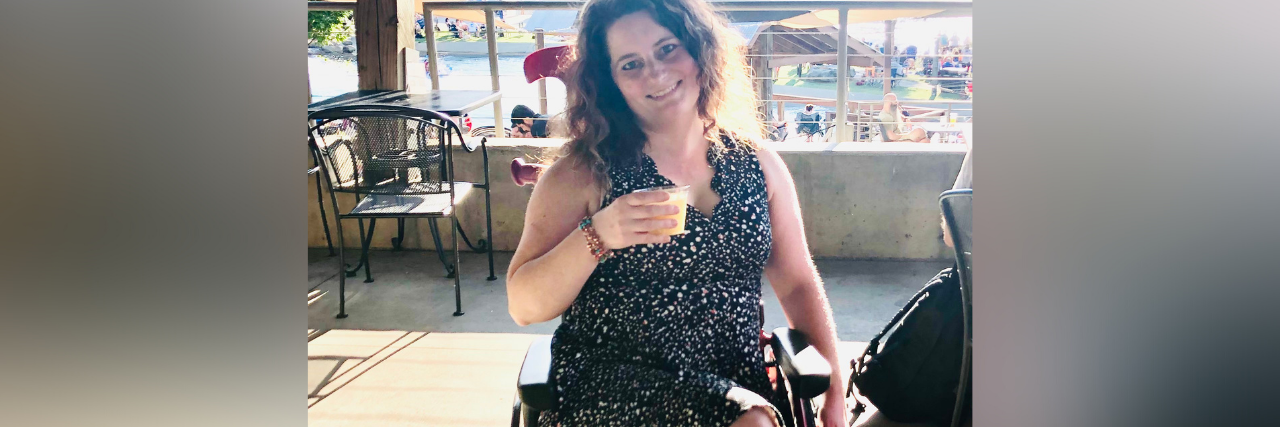 Afraid to Try a Mobility Aid? I Was Too. Jodie sitting in her wheelchair.