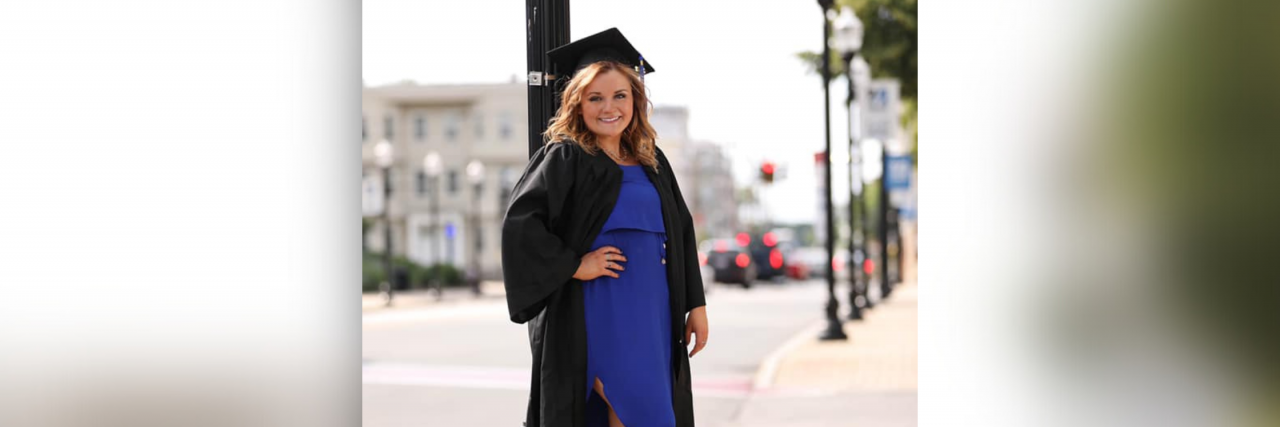 Succeeding at College as a Young Adult With Chronic Pain Kiley in her graduation cap and gown.
