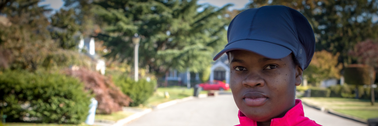 My Lupus Marathon: How I Regained Control of My Health Sasheen in her running gear training for a marathon.