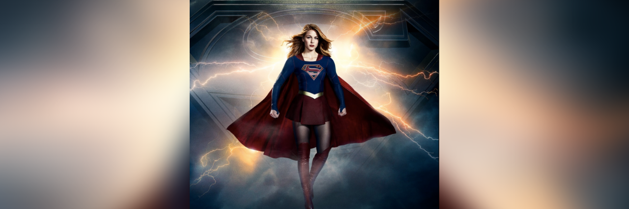'Supergirl' Final Season Shows Even Superheroes Can Have PTSD Supergirl wearing red cape in front of stormy sky