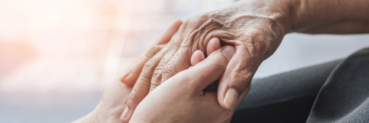 What Family Illnesses Taught Me About Meeting the Moment two sets of intertwined helping hands