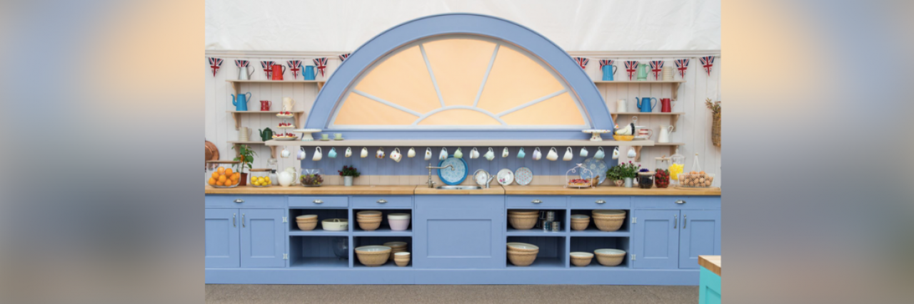 Pregnancy With Bipolar Disorder and 'The Great British Baking Show' Image of kitchen from "The Great British Baking Show"