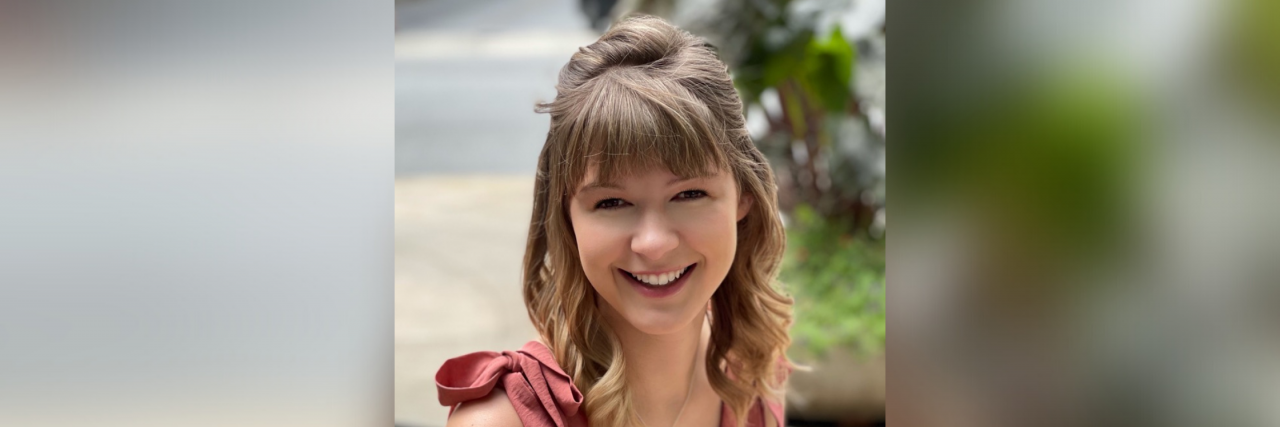Accepting the Moments When My Autism Is 'Showing' Kaelynn outside.