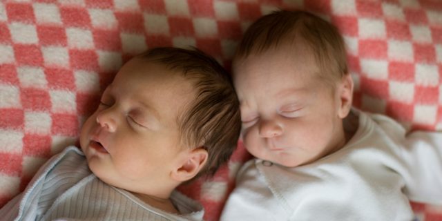 Parents of Children With Rare Diseases Aren't Superheroes Newborn twins sleeping serenely.