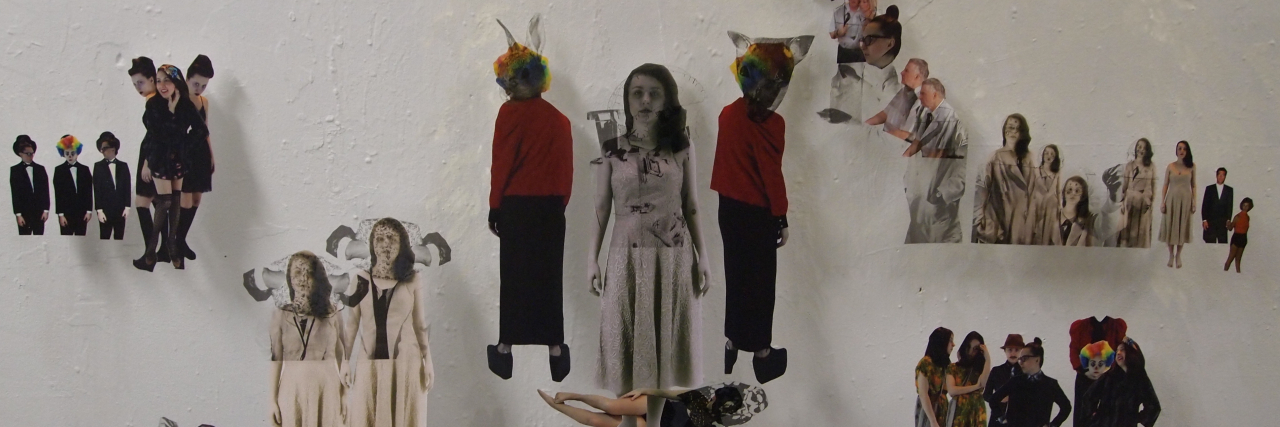 My Struggles With Mania, Psychosis and Bipolar Disorder Collage art by the contributor