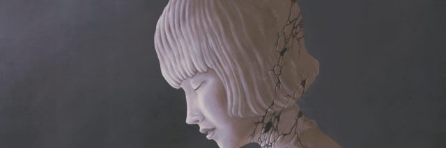 Sculpture of young woman