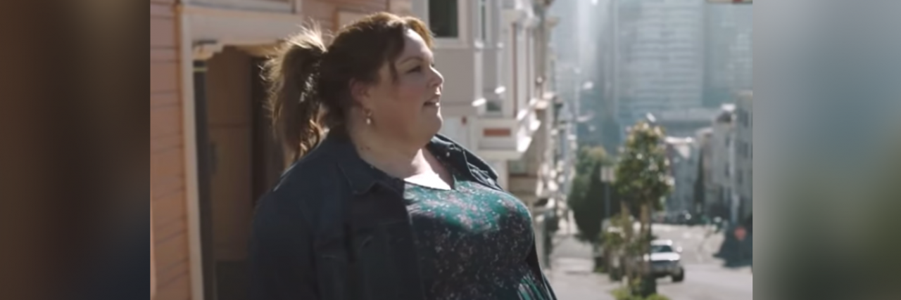 Kate's Climb up 'The Hill' on 'This Is Us' Showed Her Mental Strength "This Is Us" character Kate Pearson smiling at the top of a hill in San Francisco