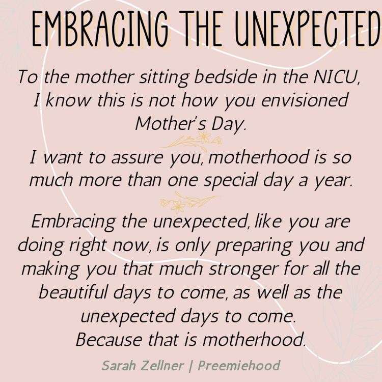 Embracing the unexpected when your baby is in the NICU.