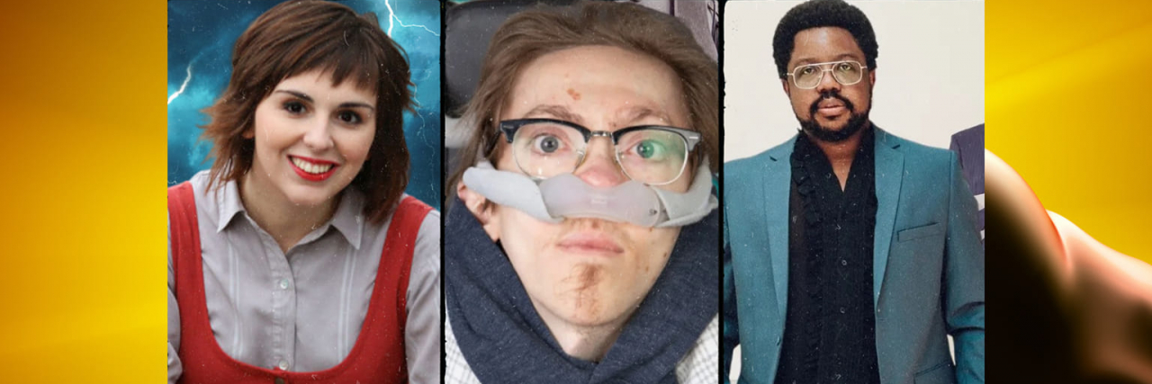 The Easterseals Disability Film Challenge Is Revolutionizing Hollywood A movie poster with a golden background with a superhero with a red and gold suit on.