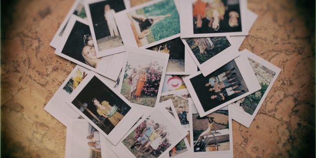 How It Feels to Live Life in Snippets Because of Chronic Illness Scattered instant photos on the floor.
