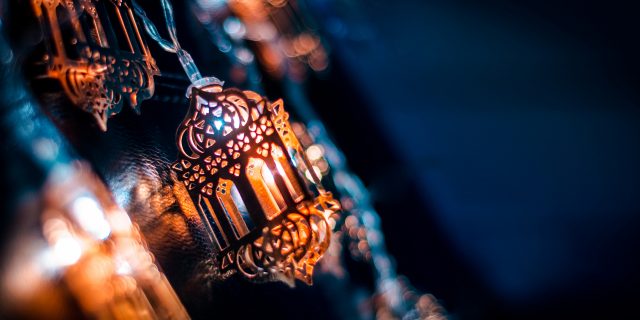 photo of colorful lanterns for Ramadan celebration