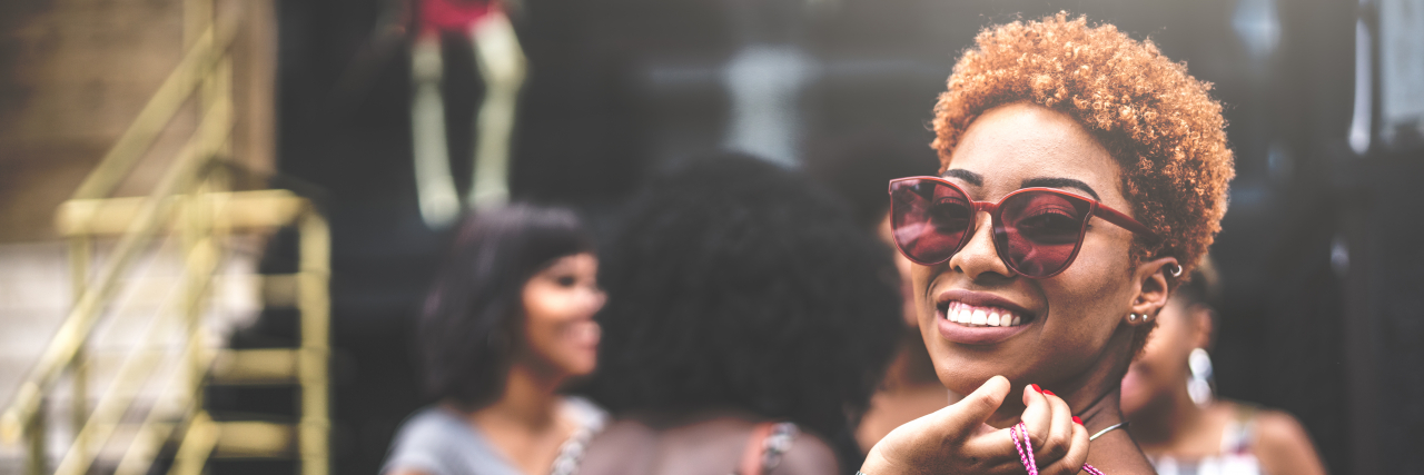 How to Shop if You Get Sensory Overload When Shopping Women friends are so happy after shopping