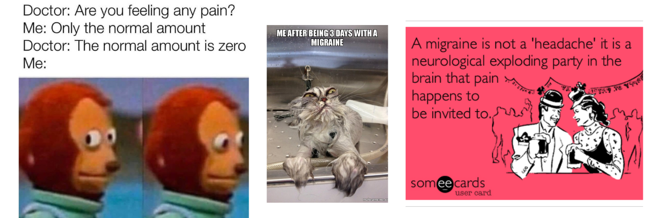 16 Migraine Memes That Might Make You Laugh Funny migraine memes.