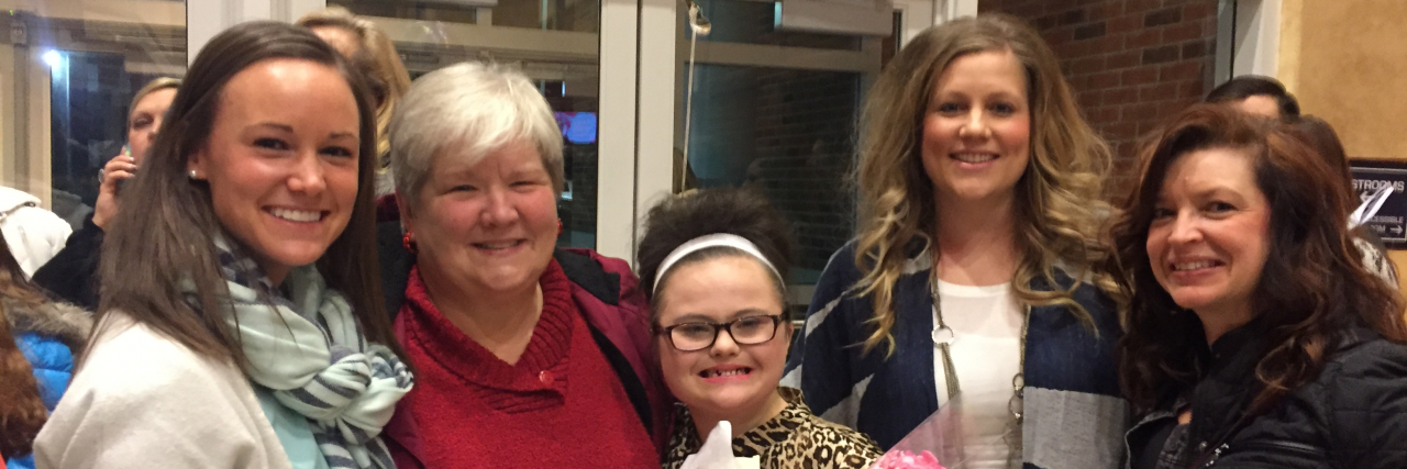 Showing Appreciation for Teachers Who Embrace Disability Inclusion Rachel with teachers and family.