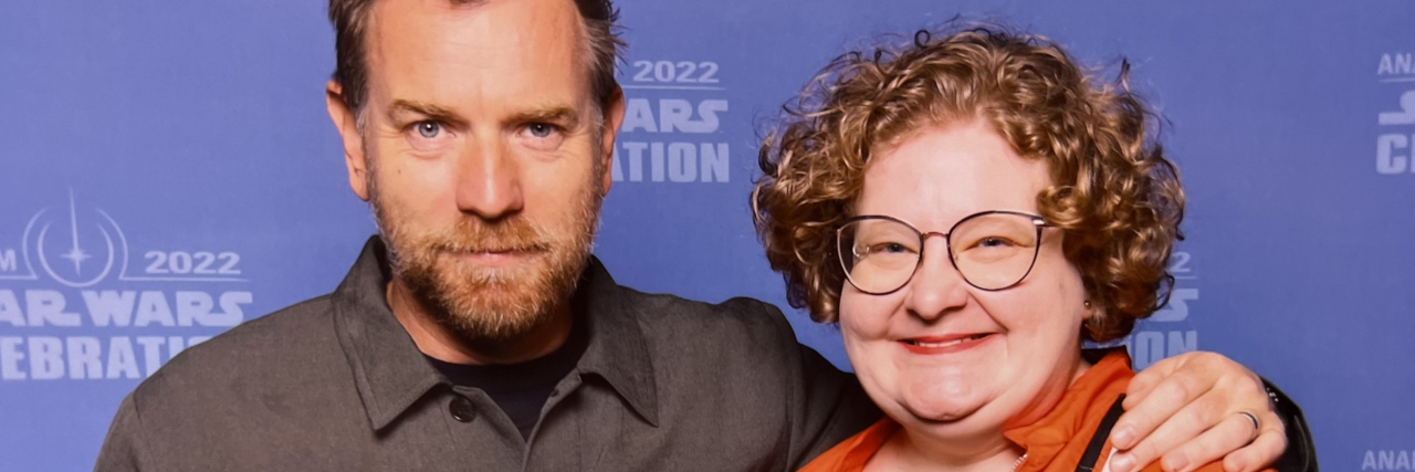 Why Conventions Can Be a Healing Experience for Neurodivergent People Heidi with Ewan McGregor.