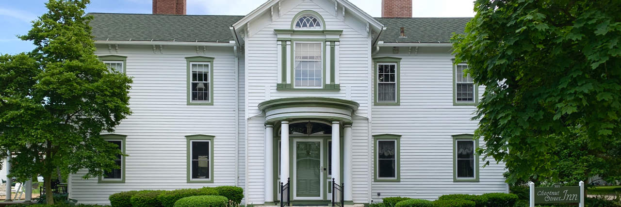 4 Things I've Learned About Disability Accessibility as a Small Business Owner Exterior of the Chestnut Street Inn in Illinois.