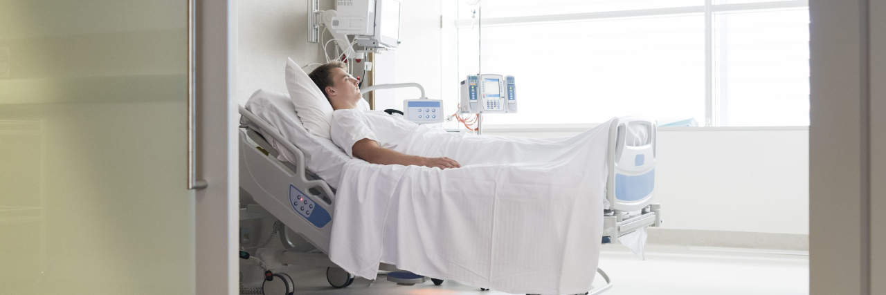 Doctors Failed to Check for Lithium Toxicity and I Nearly Died Man in hospital bed