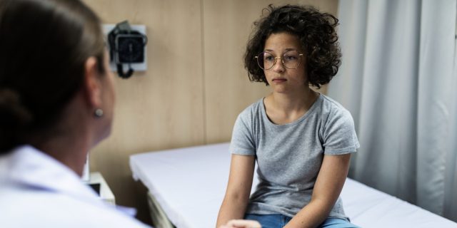 Suffer the Little Children: An Abortion Provider's Story Doctor talking to teen.