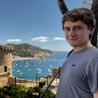 Ryan on vacation in the Mediterranean.