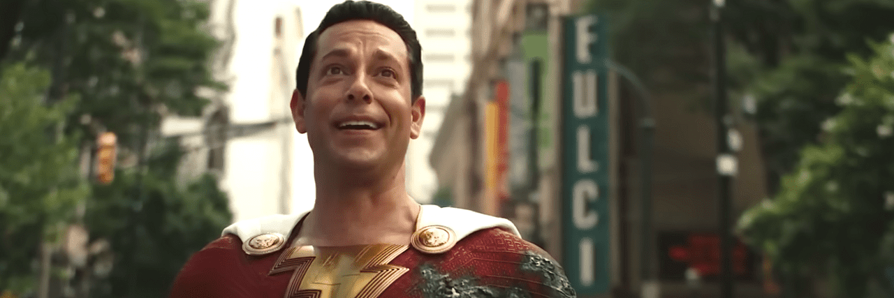 Why Zachary Levi's Mental Health Conversations Should Inspire Us Still from the Shazam 2 trailer