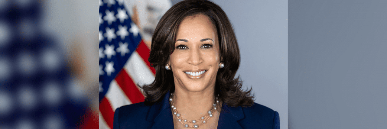 Kamala Harris Shouldn't Be Attacked for Using Visual Descriptions for the Blind Kamala Harris wearing a blue suit.