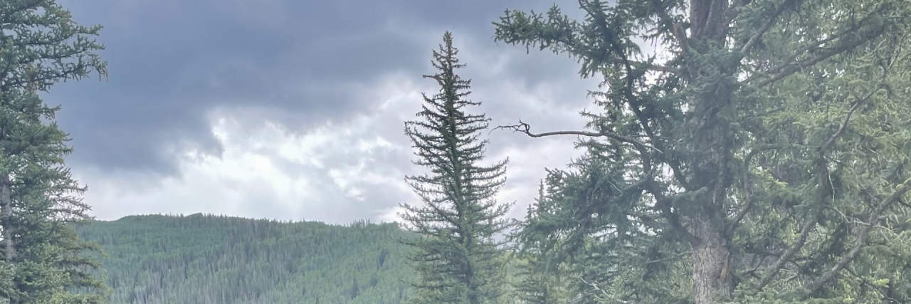 Feeling Isolated by Chronic Illness? You Are Not Alone. Colorado mountains and forest with river