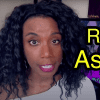 Screencap from a YouTube video where a Black woman with pink lipstick is on the left of the page. In big bold writing are the words "Rejected" and "ashamed" on top of a computer screen angled on the right side.