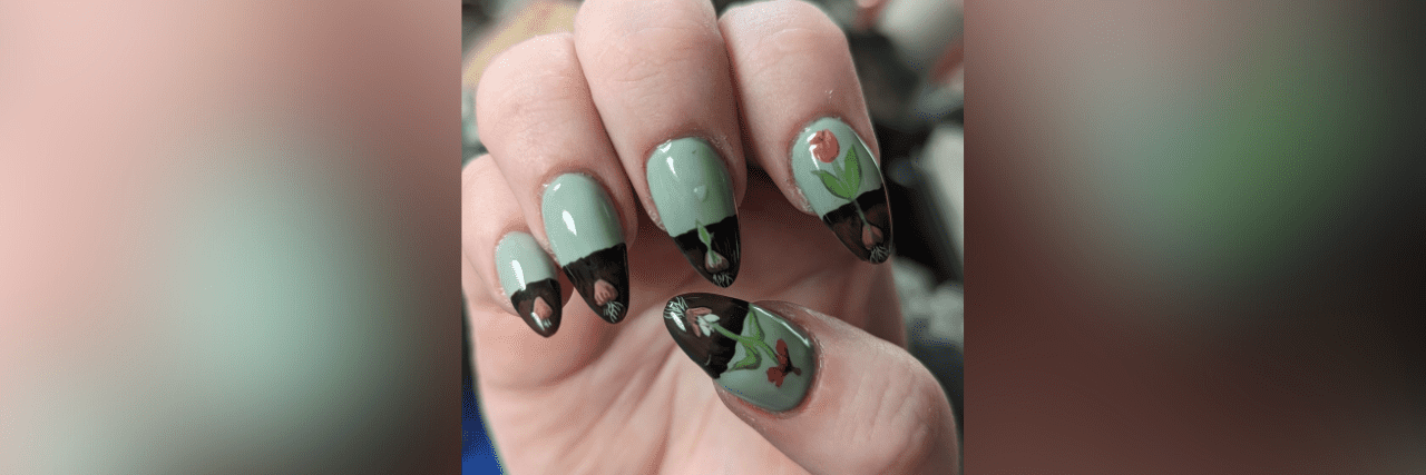 My Chronic Depression Cycles Like a Perennial Plant Photo of contributor's nails showing different stages of plant growing above and below surface