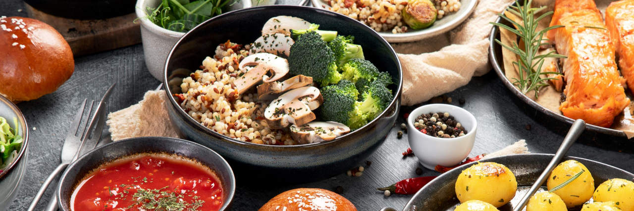 Finding the Right Diet When Food Affects Your Chronic Illness Symptoms Assorted healthy meals